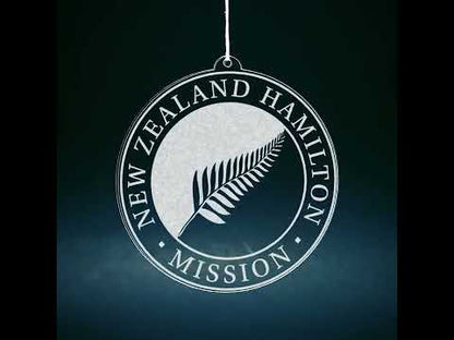 New Zealand Hamilton Mission Christmas Ornament