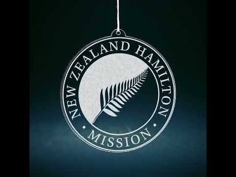 Load video: New Zealand Hamilton Mission Christmas Ornament