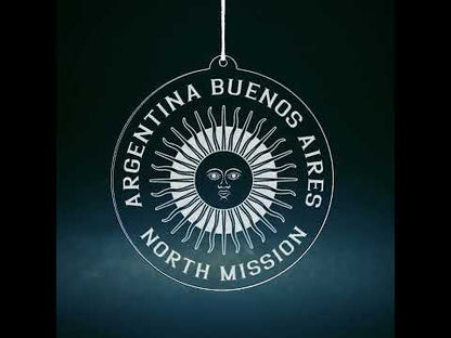 Argentina Buenos Aires North Mission Christmas Ornament