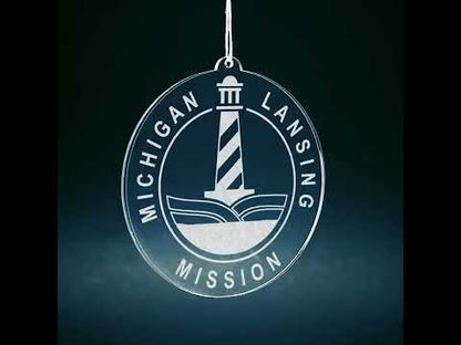 Michigan Lansing Mission Christmas Ornament