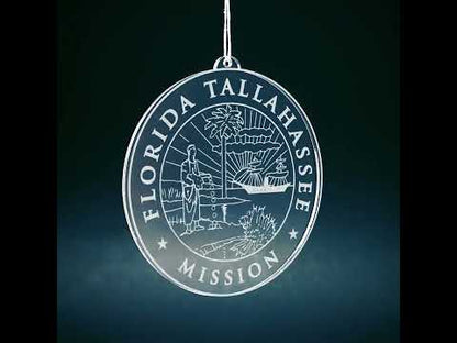 Florida Tallahassee Mission Christmas Ornament
