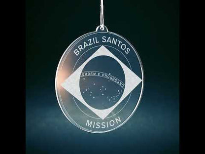 Brazil Santos Mission Christmas Ornament