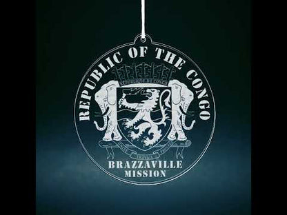 Republic of the Congo Brazzaville Mission Christmas Ornament