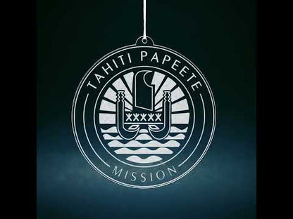 Tahiti Papeete Mission Christmas Ornament